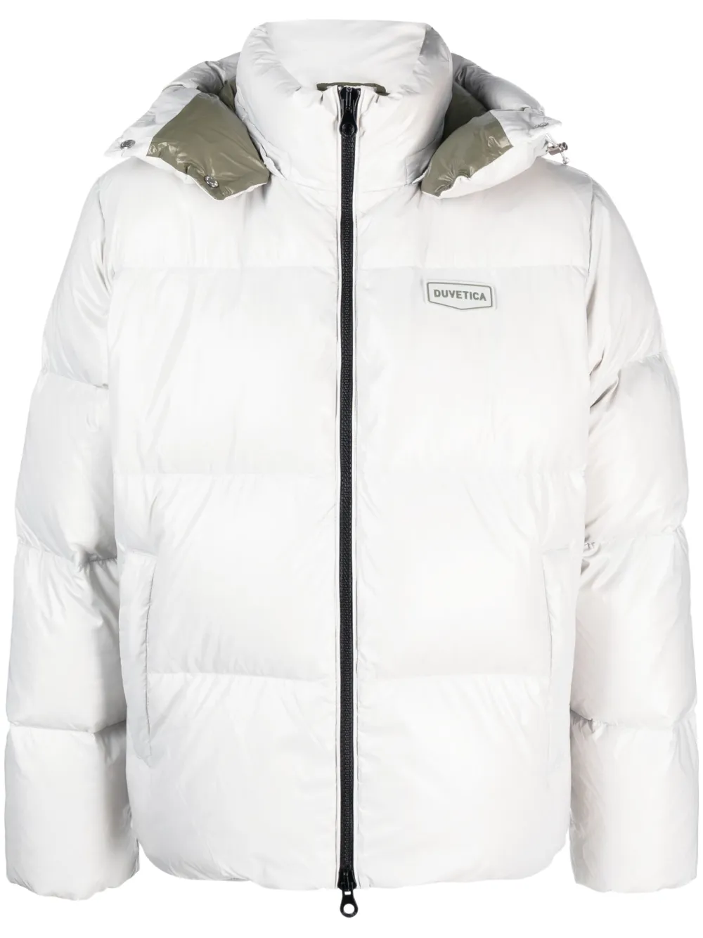 Пуховик на молнии с нашивкой-логотипом Duvetica, серый
Пуховик на молнии с нашивкой-логотипом Duvetica, серый