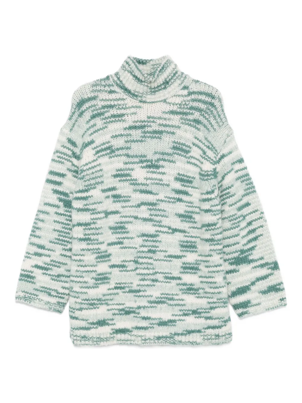 Полосатый свитер с высоким воротником Marc O'Polo, зеленый
Полосатый свитер с высоким воротником Marc O'Polo, зеленый