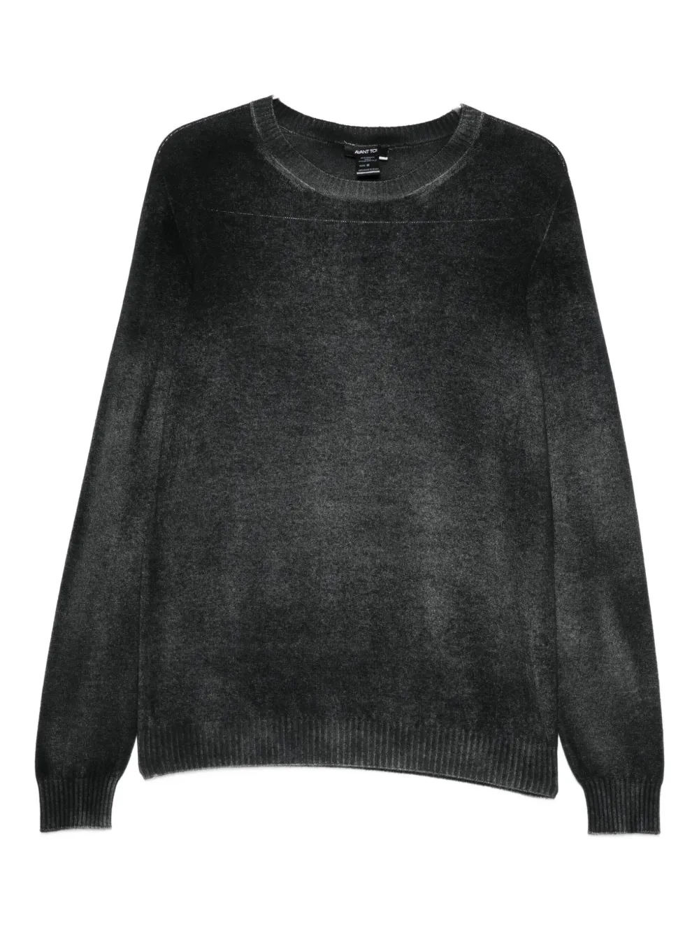 Свитер с круглым вырезом Avant Toi, черный 
Свитер с круглым вырезом Avant Toi, черный