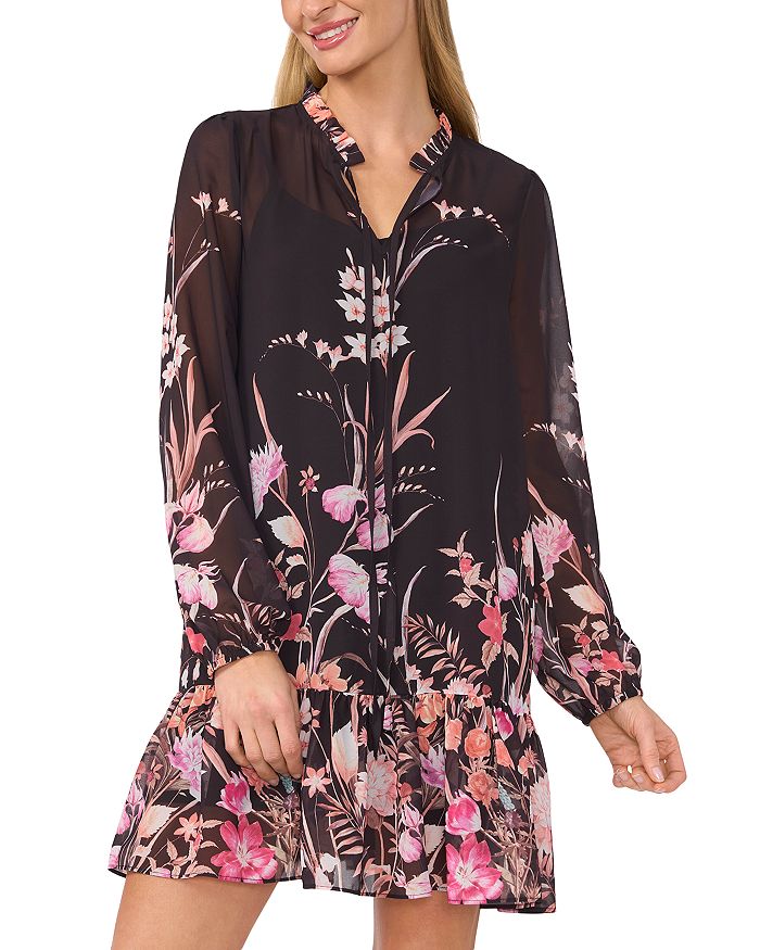 Платье с галстуком CeCe, черный
Платье с галстуком CeCe, черный