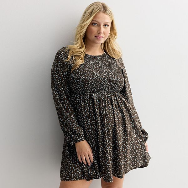 Платье-мини с длинным рукавом и присборенной талией Juniors plus size So, Brown Country Ditsy
Платье-мини с длинным рукавом и присборенной талией Juniors plus size So, Brown Country Ditsy