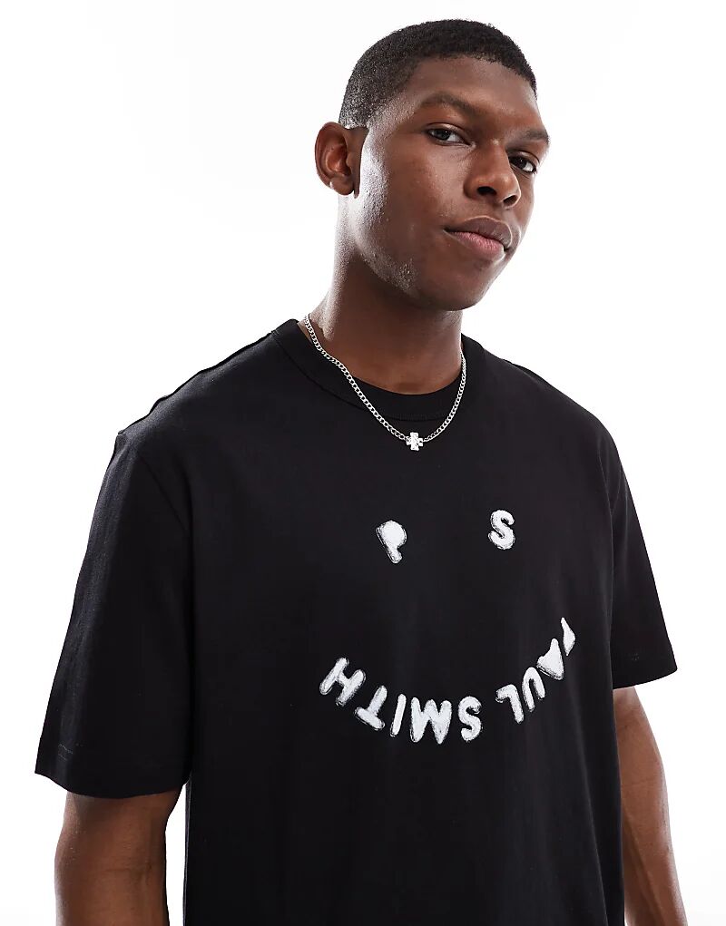 Футболка PS Paul Smith классического кроя с принтом логотипа, черная
Футболка PS Paul Smith классического кроя с принтом логотипа, черная