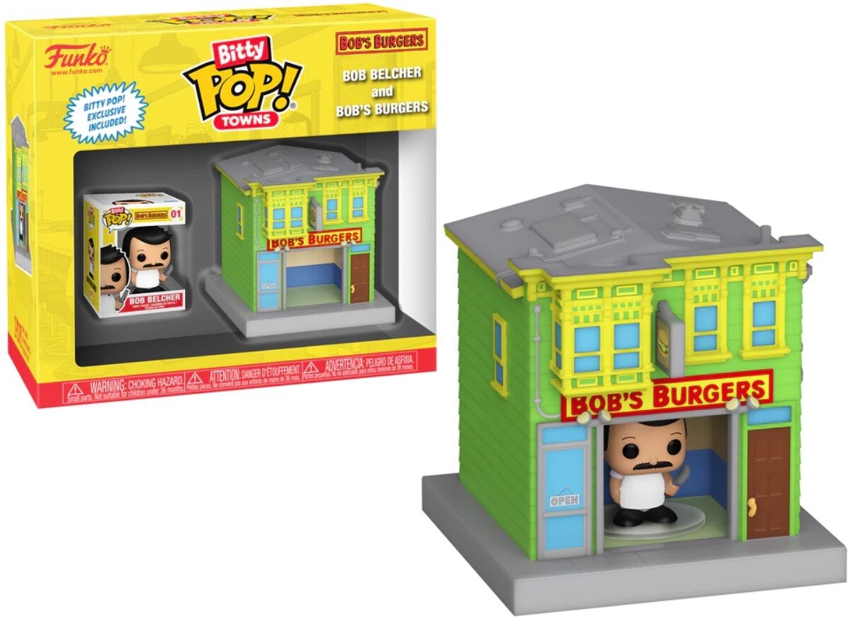 Funko POP! бургер боба битти поп таун боб белчер и бургеры боба
Funko POP! бургер боба битти поп таун боб белчер и бургеры боба