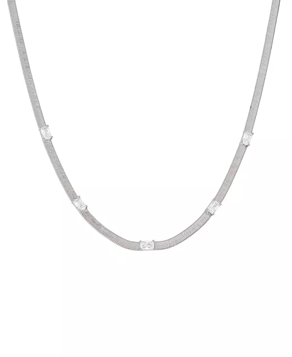 Ожерелье с прямоугольным камнем из кубического циркония And Now This, silver
Ожерелье с прямоугольным камнем из кубического циркония And Now This, silver