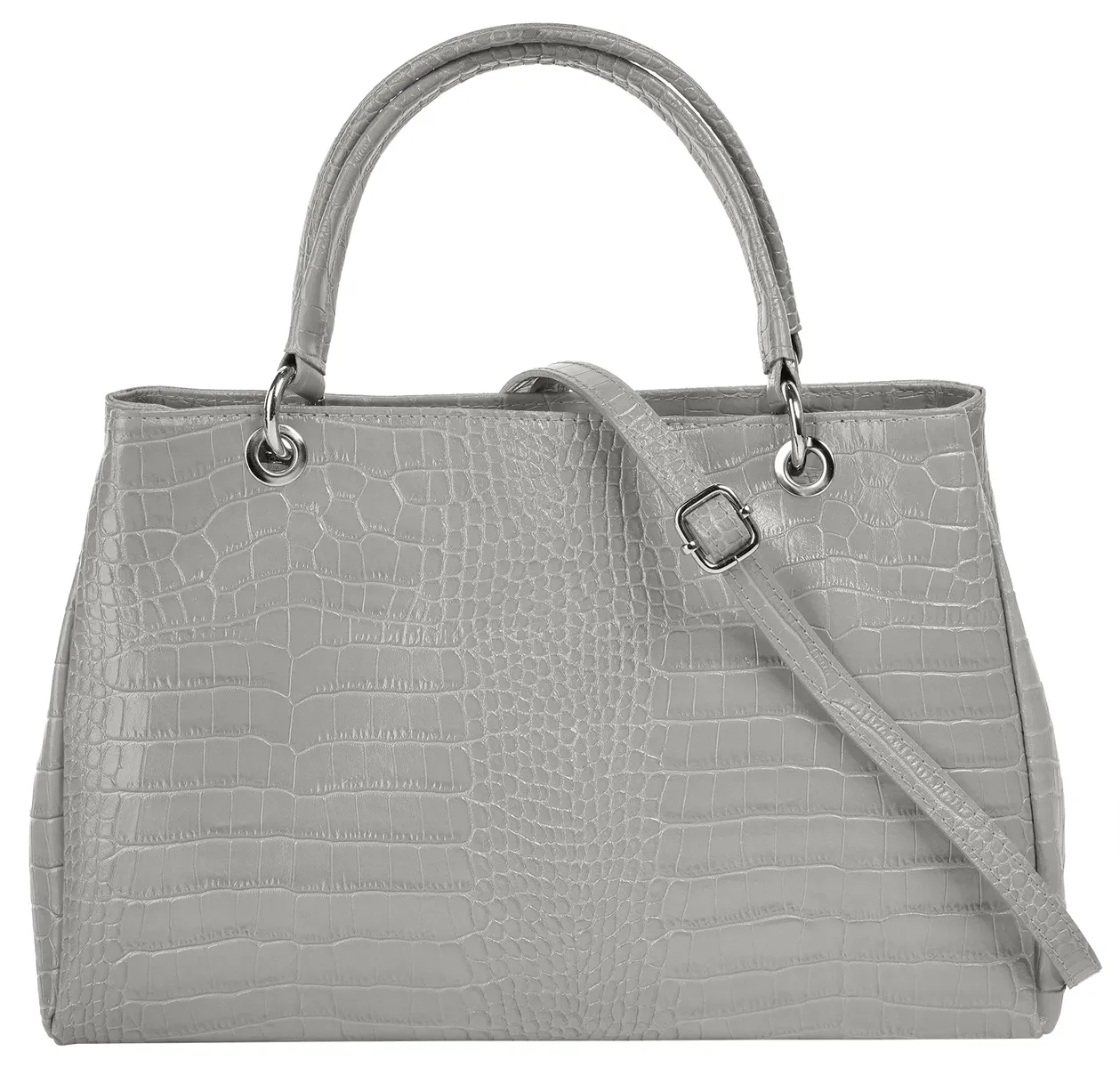 Сумка с ручкой Cluty, натуральная кожа, производство Италия, серый
Сумка с ручкой Cluty, натуральная кожа, производство Италия, серый