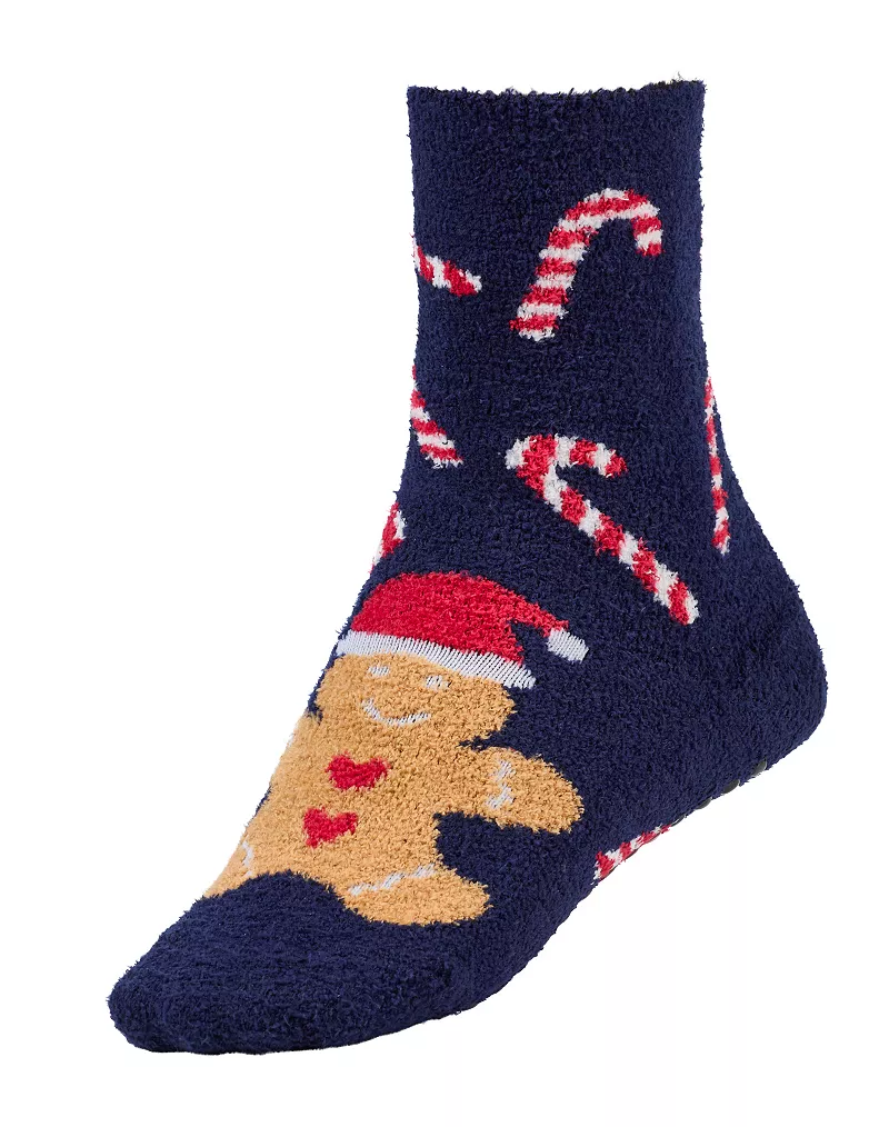 Молодежные праздничные носки с изображением носков Northeast Outfitters Cosy Cabin, цвет Navy Gingerbread
Молодежные праздничные носки с изображением носков Northeast Outfitters Cosy Cabin, цвет Navy Gingerbread
