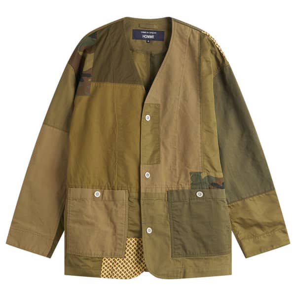 Куртка из обработанной ткани с несколькими слоями ткани Comme Des Garçons Homme, хаки
Куртка из обработанной ткани с несколькими слоями ткани Comme Des Garçons Homme, хаки