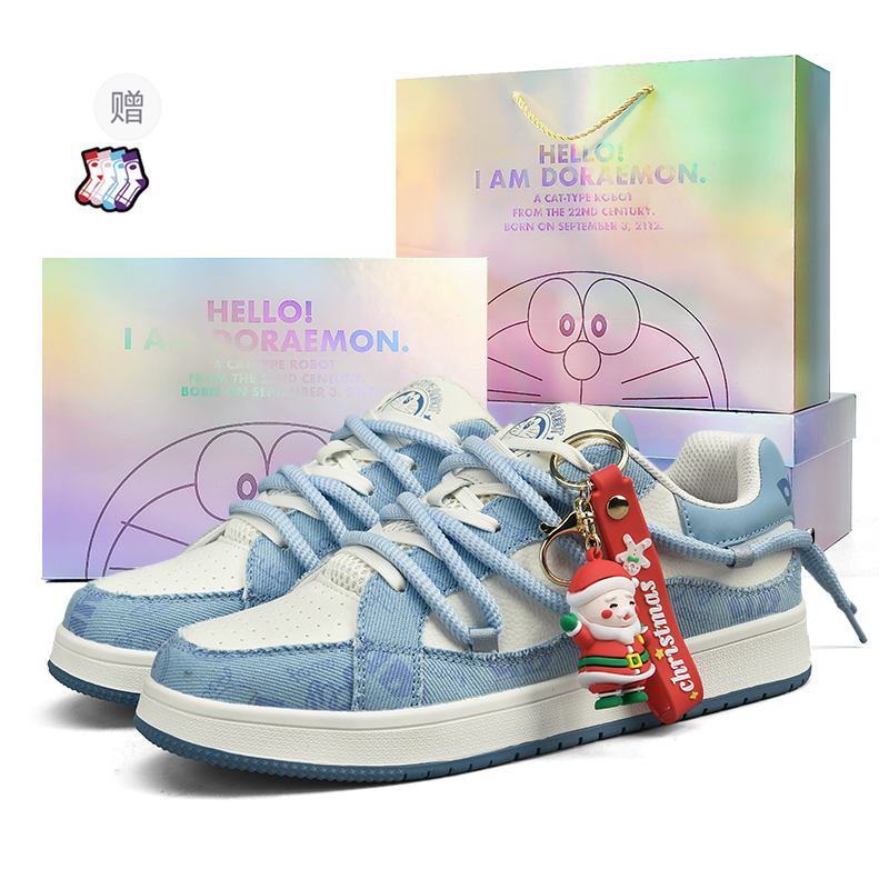 Doraemon Дораэмон лимитированная коллекция коробка, пышные кроссовки низкие скейтерские унисекс мусс синий (рождественская коллекция) коробка+модные носки
Doraemon Дораэмон лимитированная коллекция коробка, пышные кроссовки низкие скейтерские унисекс мусс синий (рождественская коллекция) коробка+модные носки