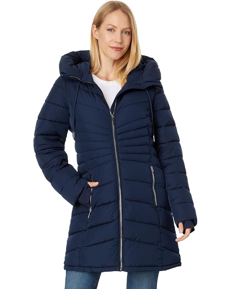 Куртка пуховик Michael Kors женская синяя с капюшоном на молнии длинный рукав
Куртка пуховик Michael Kors женская синяя с капюшоном на молнии длинный рукав