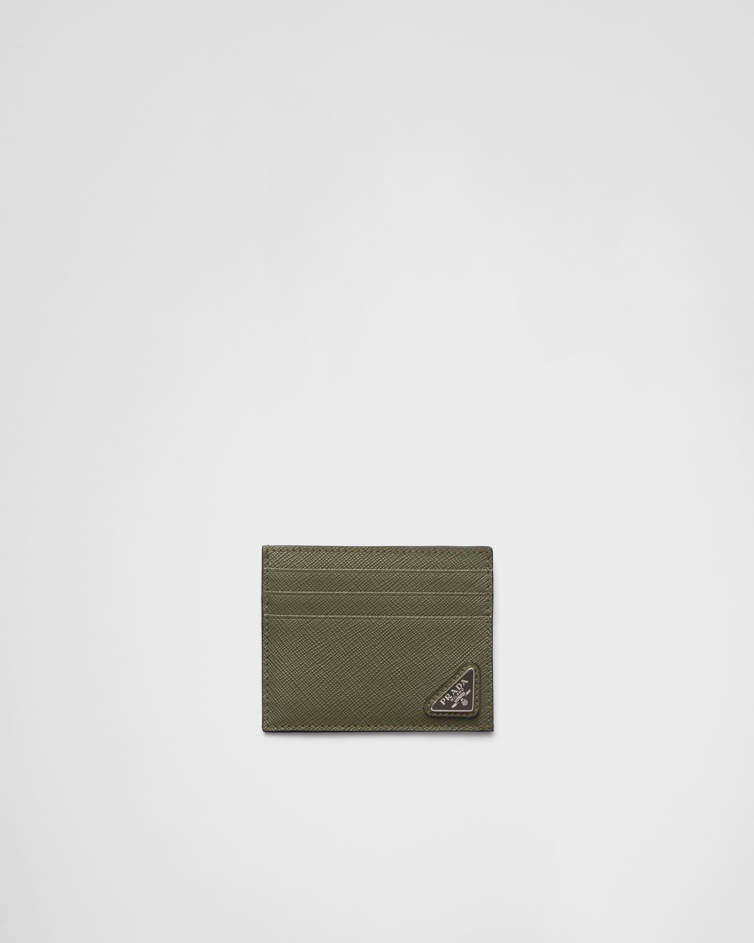 Кардхолдер из сафьяновой кожи Prada, зеленый
Кардхолдер из сафьяновой кожи Prada, зеленый