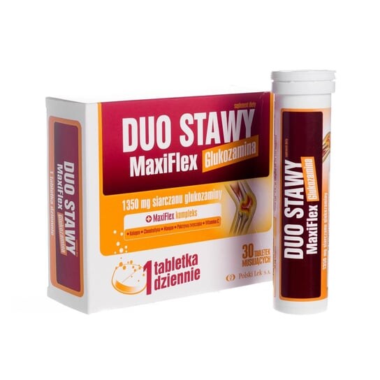 Duo Joints MaxiFlex глюкозамин, 1350 мг глюкозамина сульфат, 30 шипучих таблеток Polski Lek S.A.
Duo Joints MaxiFlex глюкозамин, 1350 мг глюкозамина сульфат, 30 шипучих таблеток Polski Lek S.A.