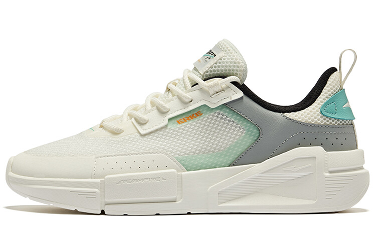 Мужские кроссовки Yuedong 1.0 Lifestyle с низким верхом, микрокристаллическая, белый, циркулирующая, серый Erke 
Мужские кроссовки Yuedong 1.0 Lifestyle с низким верхом, микрокристаллическая, белый, циркулирующая, серый Erke