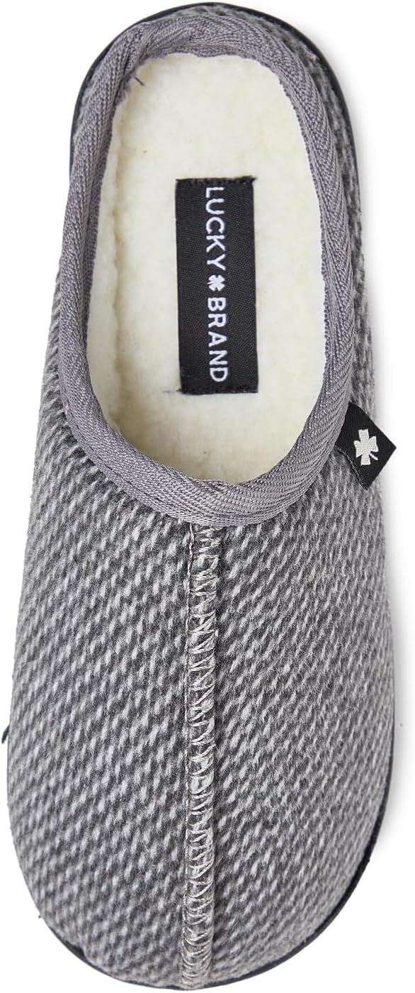 Тапочки Lucky Brand для мальчиков из микрозамши с шерповой подкладкой, теплые и уютные, для дома и улицы, с мягкой плюшевой подкладкой, удобные слипоны, светло-серый
Тапочки Lucky Brand для мальчиков из микрозамши с шерповой подкладкой, теплые и уютные, для дома и улицы, с мягкой плюшевой подкладкой, удобные слипоны, светло-серый
