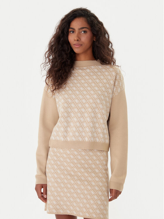 Водолазка relaxed fit W5BR23 Z3JD2 Guess, бежевый
Водолазка relaxed fit W5BR23 Z3JD2 Guess, бежевый