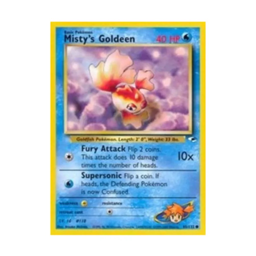 CCG Голдин Мисти (85) (C) #85, Pokemon - Gym Heroes - Singles
CCG Голдин Мисти (85) (C) #85, Pokemon - Gym Heroes - Singles