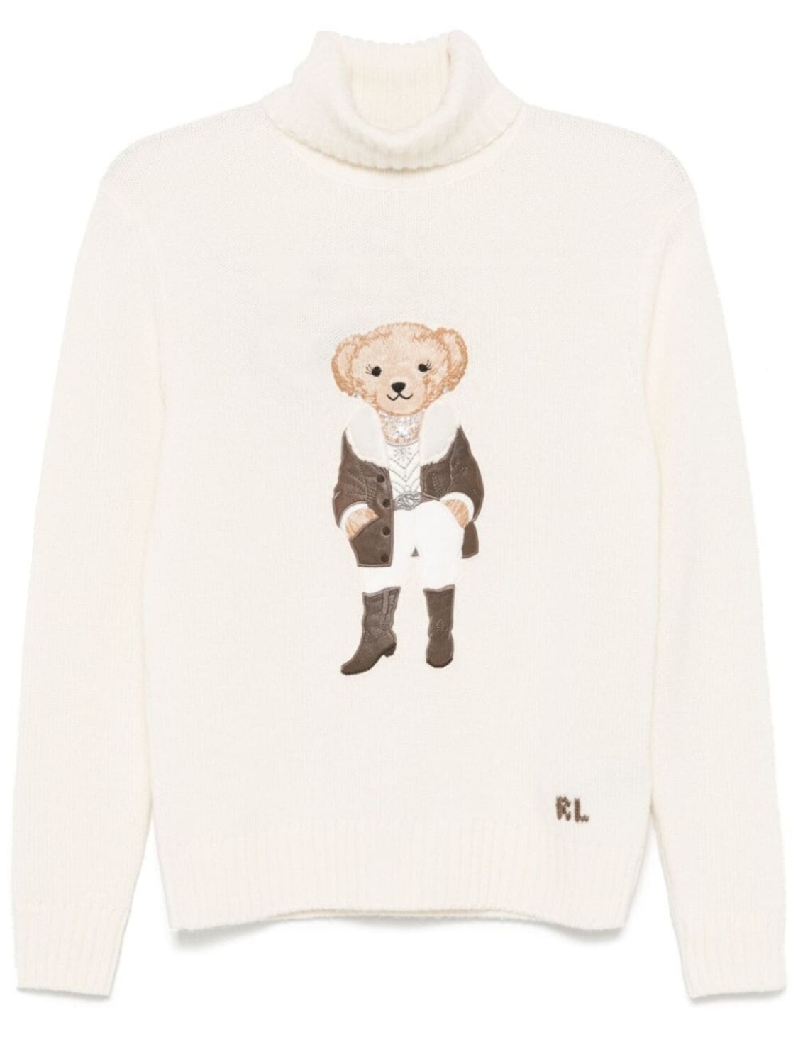 Свитер с аппликацией Polo Bear от Ralph Lauren Collection, белый
Свитер с аппликацией Polo Bear от Ralph Lauren Collection, белый