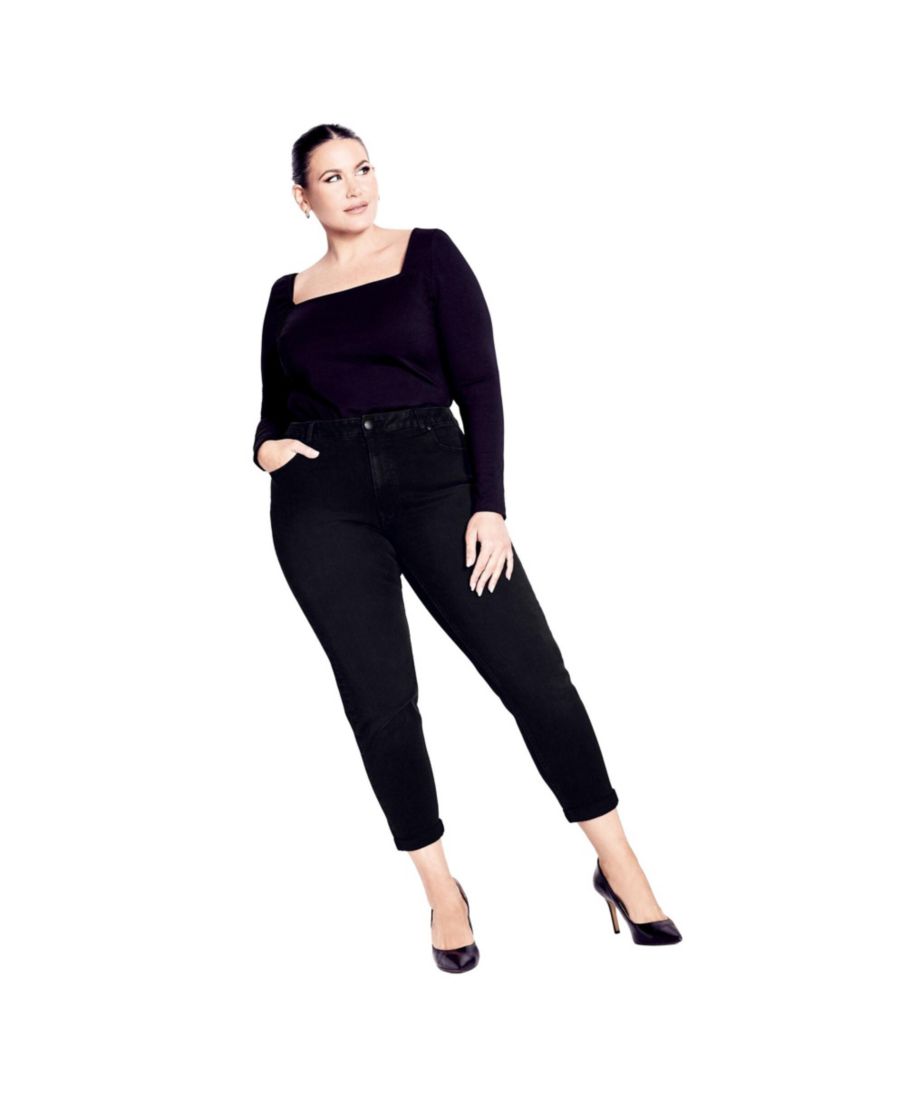 Женские джинсы-стретч для высоких девушек из денима AVENUE, Black
Женские джинсы-стретч для высоких девушек из денима AVENUE, Black