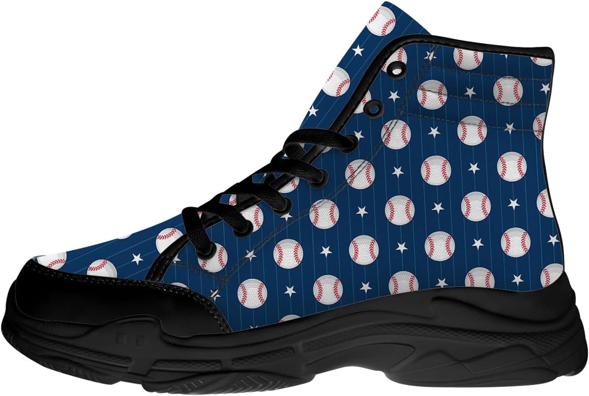 Мужские и женские высокие кроссовки для бейсбола, обувь на платформе с шнуровкой, подарки для нее и для него Generic, синий
Мужские и женские высокие кроссовки для бейсбола, обувь на платформе с шнуровкой, подарки для нее и для него Generic, синий