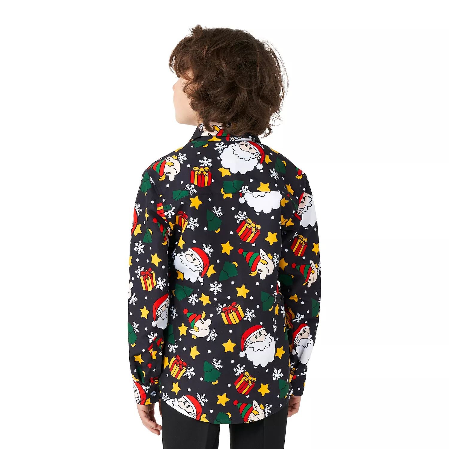 Рождественская рубашка на пуговицах с изображением Санта-Эльфов для мальчиков 6–16 лет Suitmeister Suitmeister
Рождественская рубашка на пуговицах с изображением Санта-Эльфов для мальчиков 6–16 лет Suitmeister Suitmeister