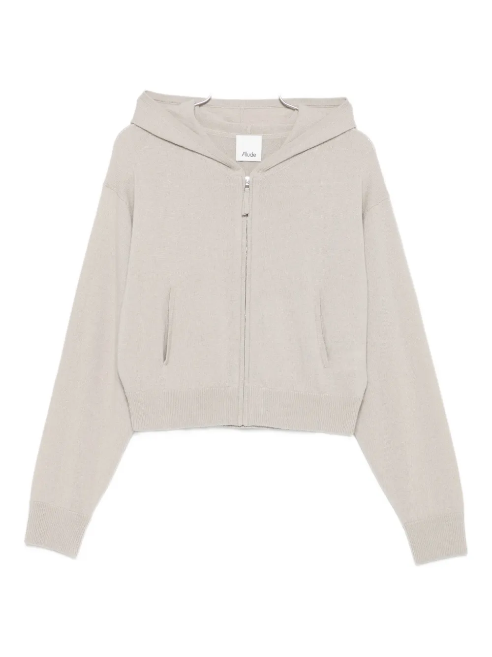 Кардиган с капюшоном на молнии ALLUDE, нейтральный
Кардиган с капюшоном на молнии ALLUDE, нейтральный