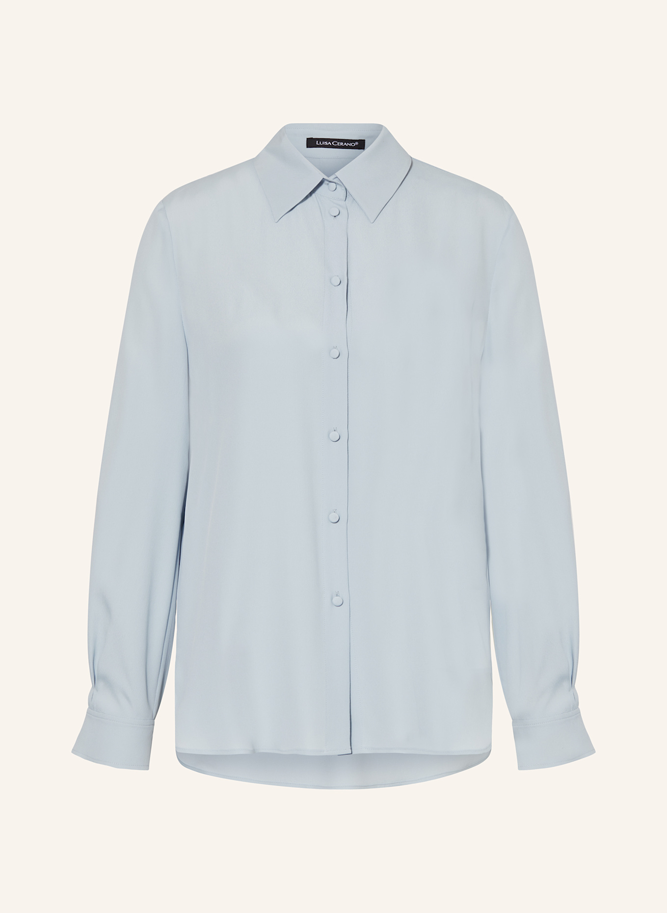 Блузка-Рубашка с шелком Luisa Cerano, голубой
Блузка-Рубашка с шелком Luisa Cerano, голубой