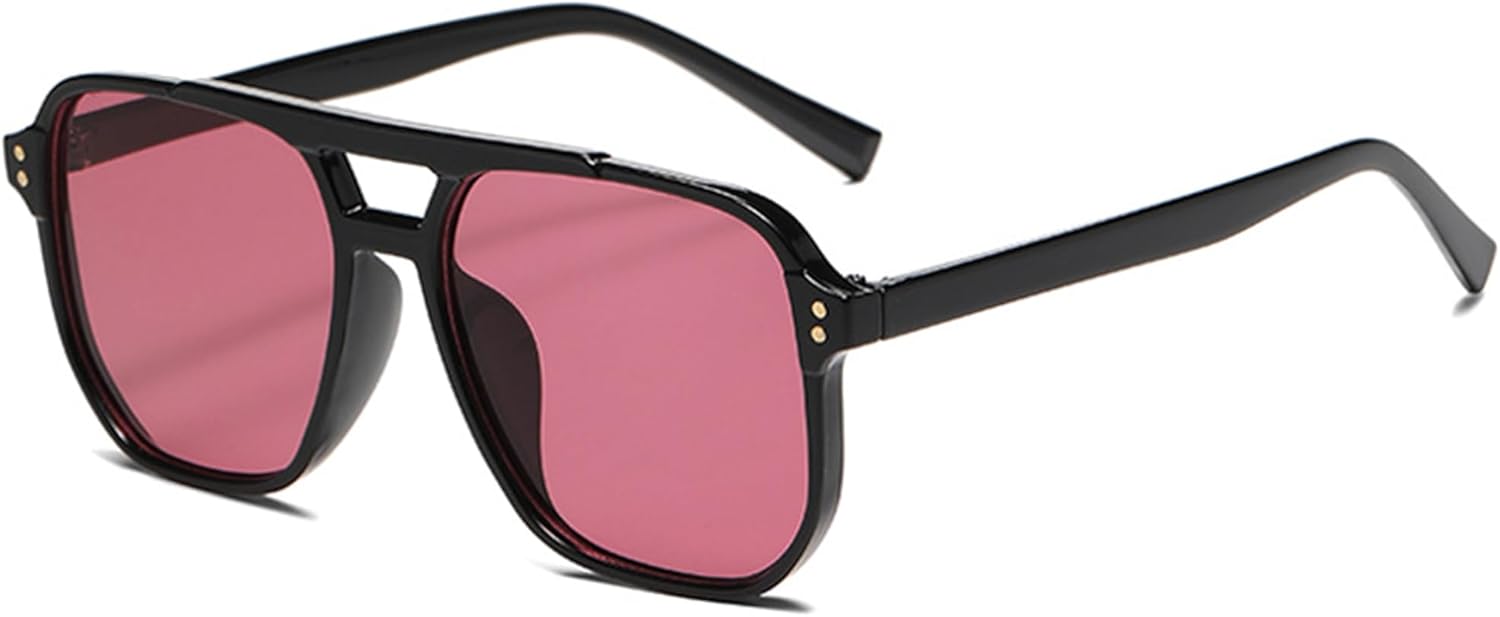 Солнцезащитные очки Onrtry Retro Aviator для женщин и мужчин, винтажные, в стиле 70-х, квадратная оправа, защита от ультрафиолета UV400, A03 Black Frame/Purple Red Lens
Солнцезащитные очки Onrtry Retro Aviator для женщин и мужчин, винтажные, в стиле 70-х, квадратная оправа, защита от ультрафиолета UV400, A03 Black Frame/Purple Red Lens