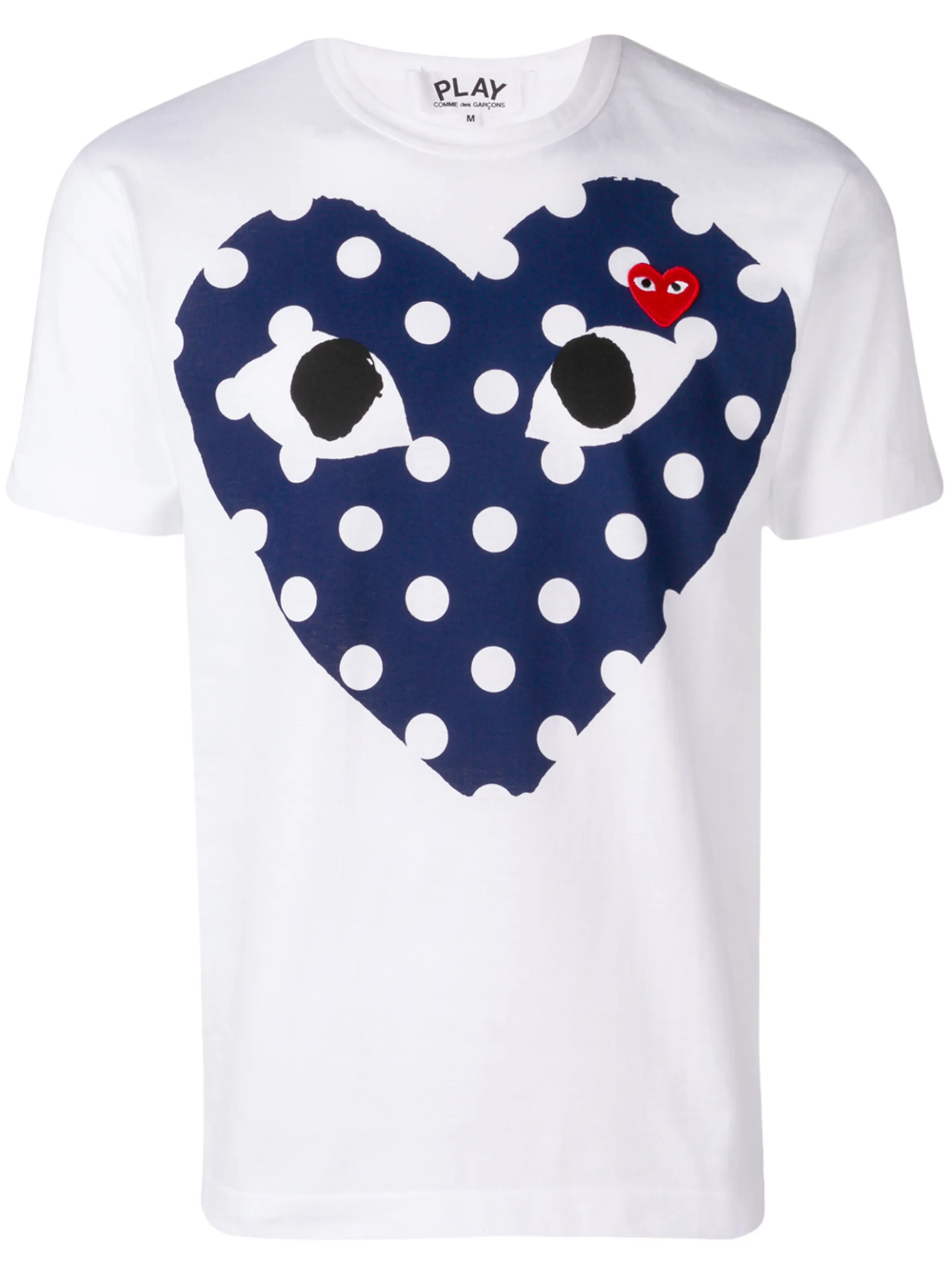Футболка с сердцем Comme Des Garçons Play, белый
Футболка с сердцем Comme Des Garçons Play, белый