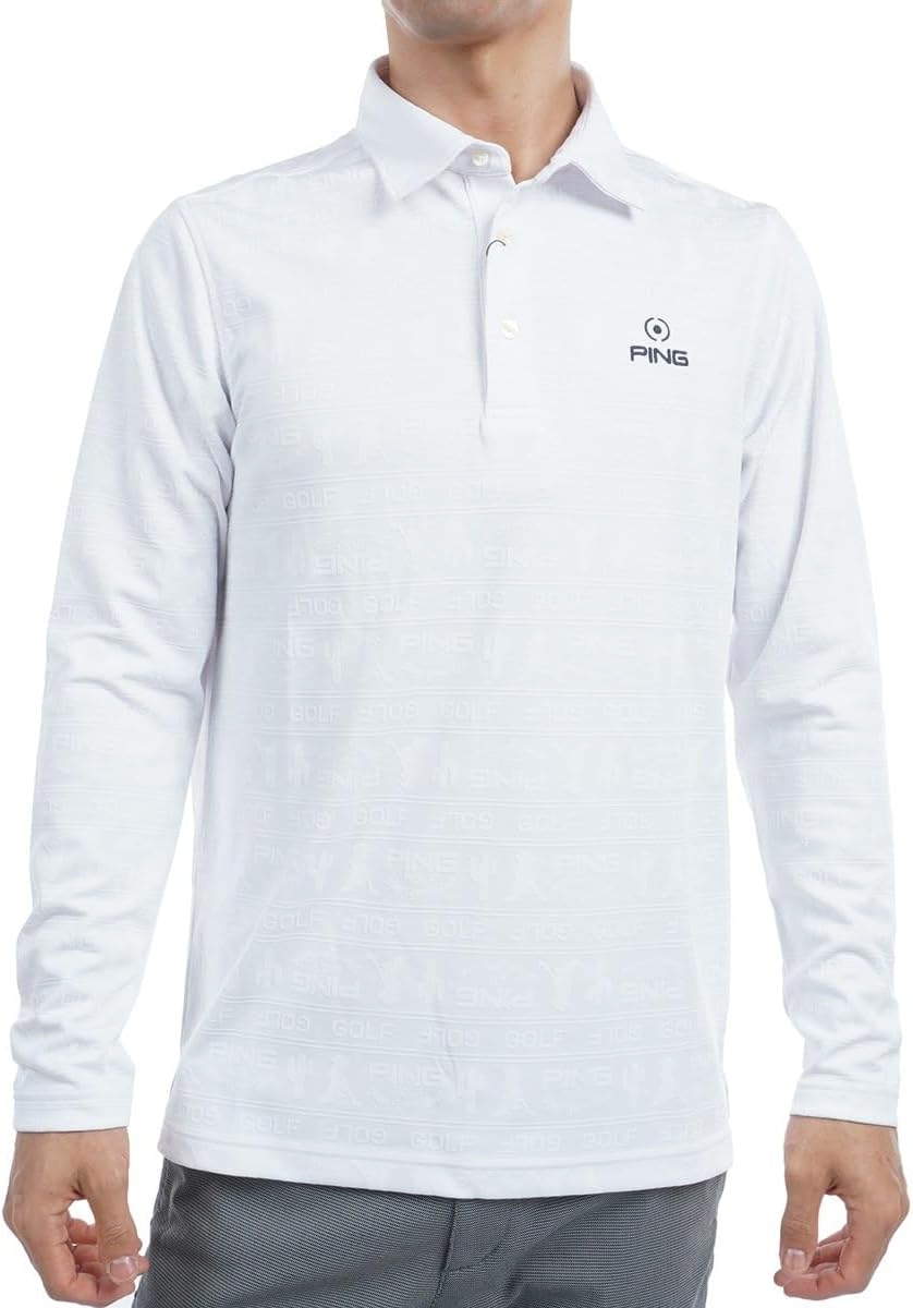 Мужская рубашка-поло с длинным рукавом Ping (Mr. Ping, текстурированный жаккард) / для гольфа / 621-4261801, белый
Мужская рубашка-поло с длинным рукавом Ping (Mr. Ping, текстурированный жаккард) / для гольфа / 621-4261801, белый