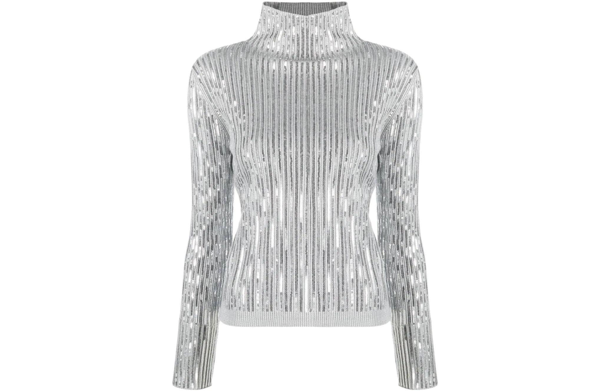 PINKO Свитер FW22 женский серебристый
PINKO Свитер FW22 женский серебристый