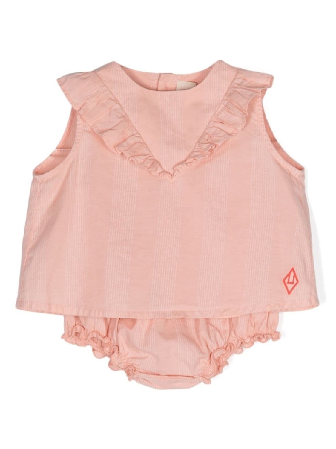 Комплект из полосатого платья с оборками от Animals Observatory The Animals Observatory, розовый
Комплект из полосатого платья с оборками от Animals Observatory The Animals Observatory, розовый