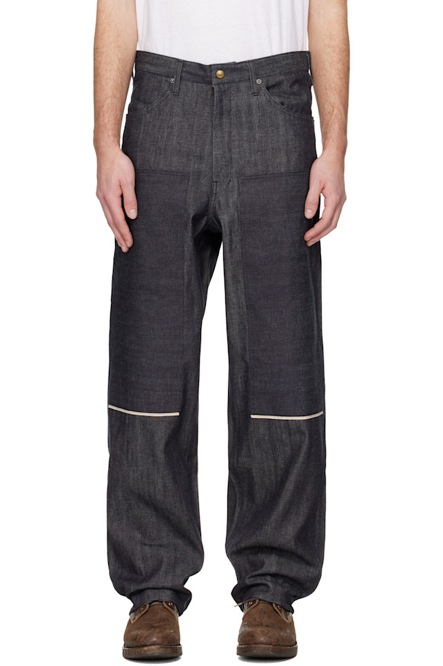 Джинсы для плотников военно-морского флота Visvim, индиго
Джинсы для плотников военно-морского флота Visvim, индиго