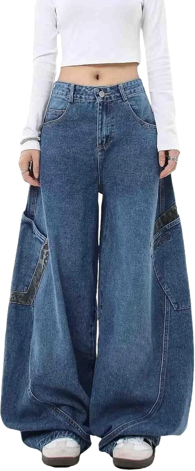 Женские джинсы Loose Wide Leg с Irregular Stitching Ethbox
Женские джинсы Loose Wide Leg с Irregular Stitching Ethbox