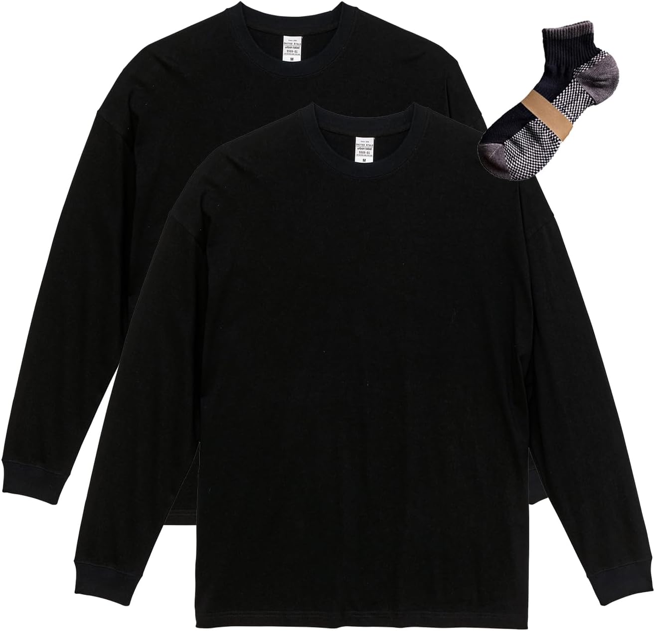 Мужская футболка с длинным рукавом United Athle 550901 с крупным силуэтом, вес 5,6 унций, черный
Мужская футболка с длинным рукавом United Athle 550901 с крупным силуэтом, вес 5,6 унций, черный