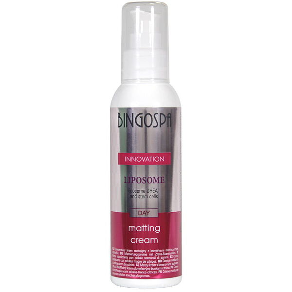 Липосомальный матирующий крем со стволовыми клетками цитрусовых, 135 г Bingospa Innovation
Липосомальный матирующий крем со стволовыми клетками цитрусовых, 135 г Bingospa Innovation
