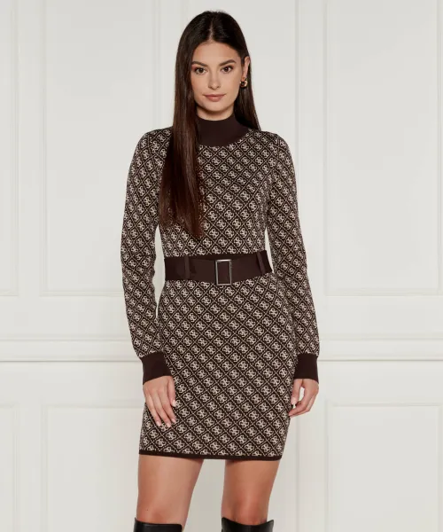 Платье с потертым поясом Guess Jeans, коричневый
Платье с потертым поясом Guess Jeans, коричневый