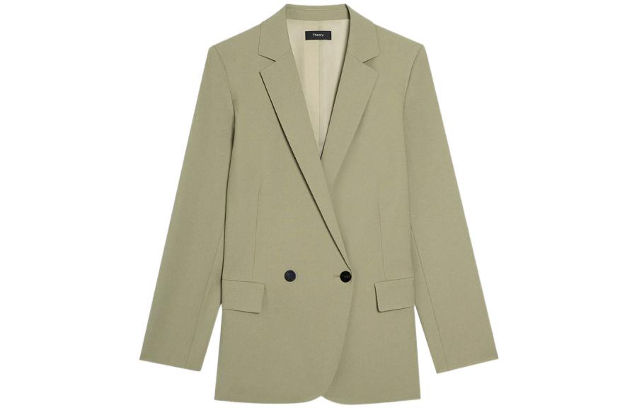 Женский деловой костюм серо-зеленый THEORY
Женский деловой костюм серо-зеленый THEORY
