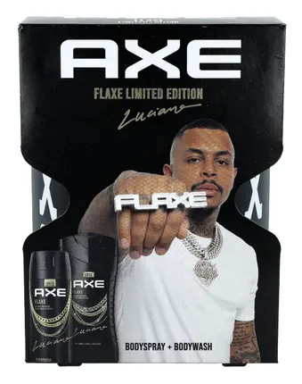 Набор геля для душа и дезодоранта Axee Flaxe - гель для душа 250 мл и дезодорант 150 мл Axe/Lynx
Набор геля для душа и дезодоранта Axee Flaxe - гель для душа 250 мл и дезодорант 150 мл Axe/Lynx