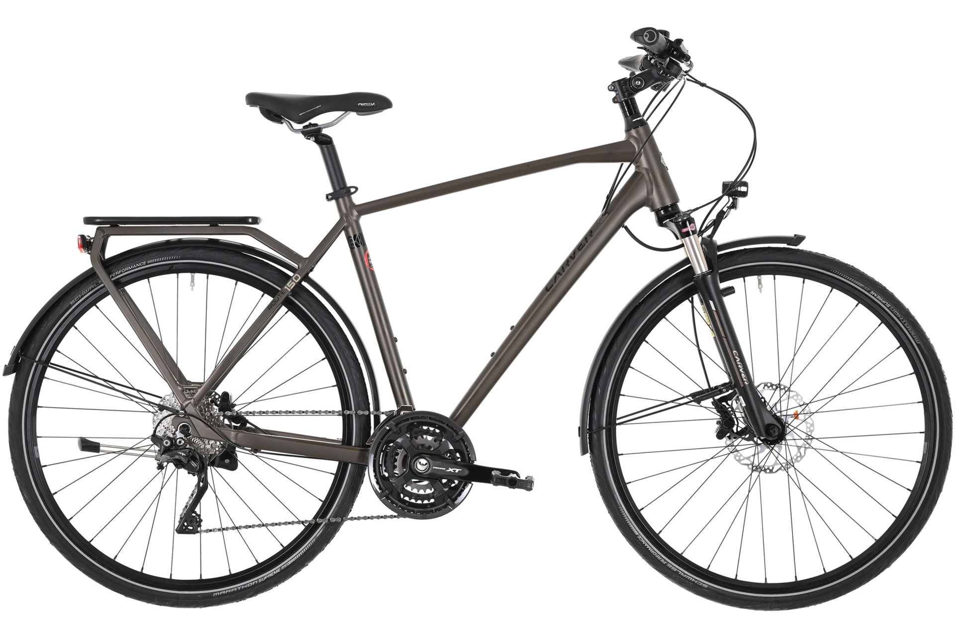 Трекинговый велосипед Carver Route 150 30s - 28 дюймов - diamant, braun | metallicbrown black champagne
Трекинговый велосипед Carver Route 150 30s - 28 дюймов - diamant, braun | metallicbrown black champagne