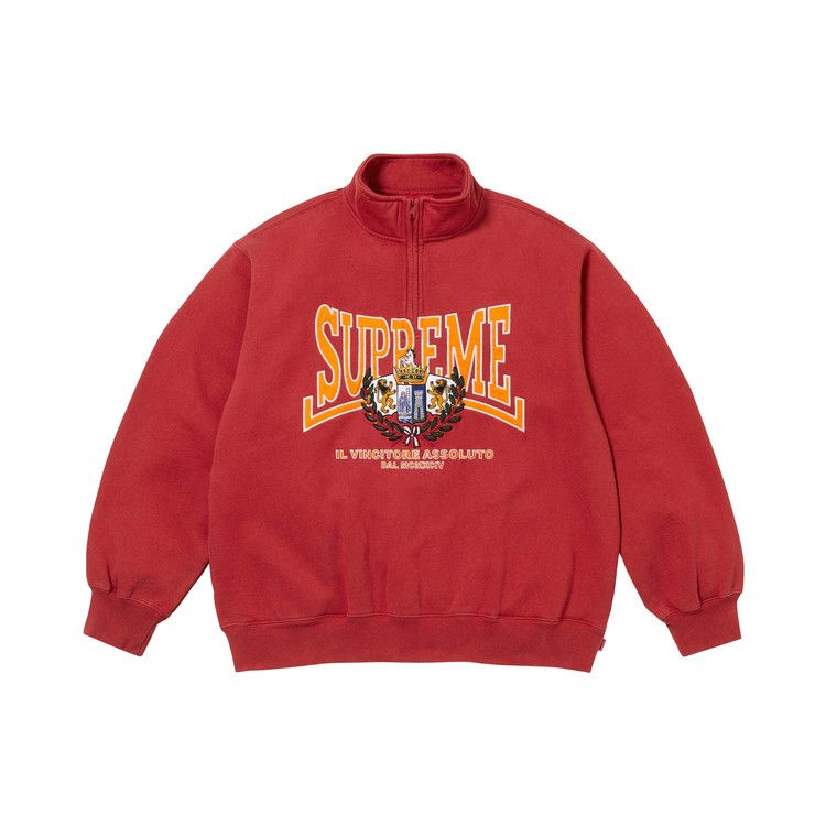 Пуловер Supreme Crest Appliqué Half Zip Pullover, Dark Red
Пуловер Supreme Crest Appliqué Half Zip Pullover, Dark Red