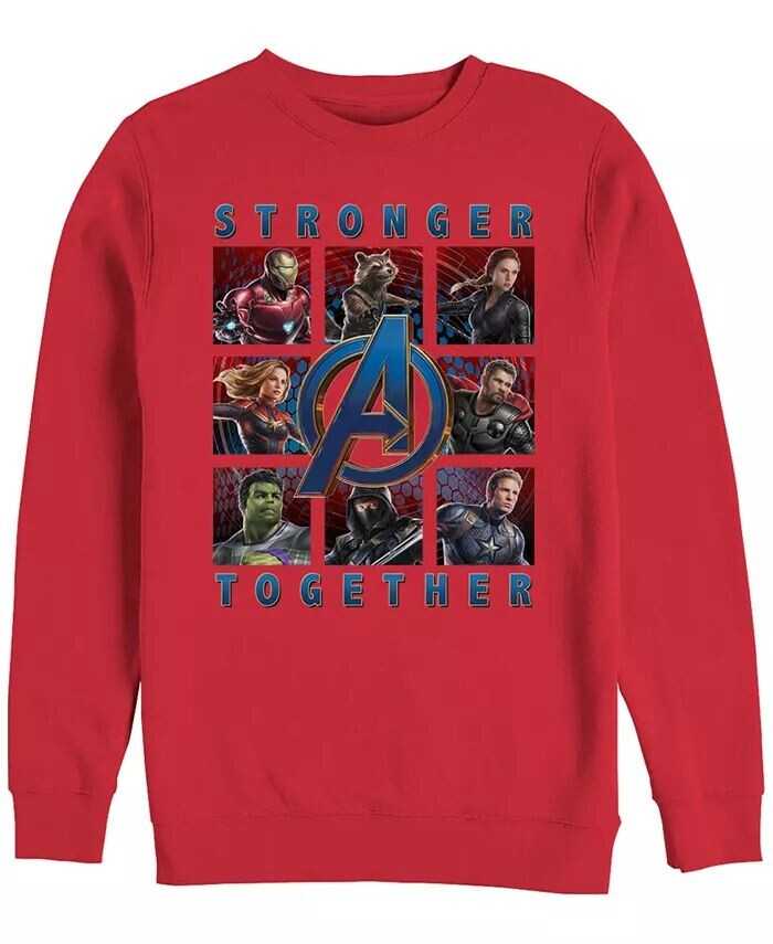 Мужская толстовка Marvel Avengers Endgame Stronger Together Boxes, флис с круглым вырезом Fifth Sun, красный
Мужская толстовка Marvel Avengers Endgame Stronger Together Boxes, флис с круглым вырезом Fifth Sun, красный