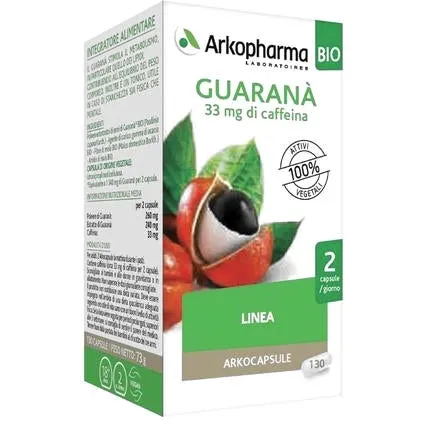 Arkopharma Guarana Bio 130 капсул, добавка для метаболизма 
Arkopharma Guarana Bio 130 капсул, добавка для метаболизма