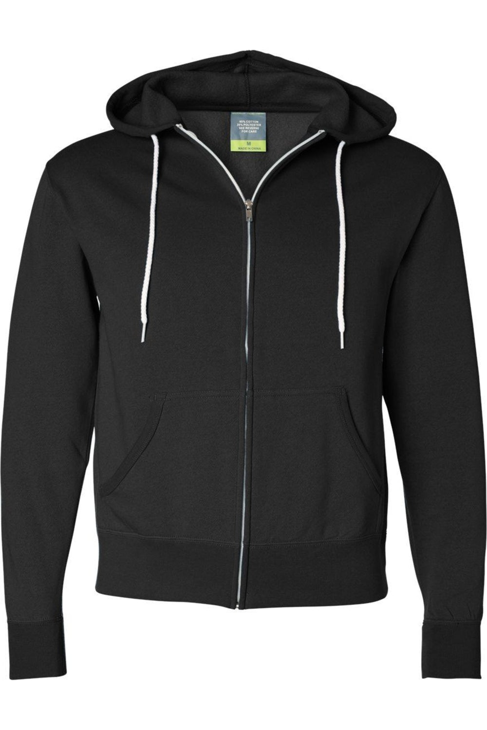 Independent Trading Co. Легкая толстовка с капюшоном и застежкой-молнией, черный
Independent Trading Co. Легкая толстовка с капюшоном и застежкой-молнией, черный