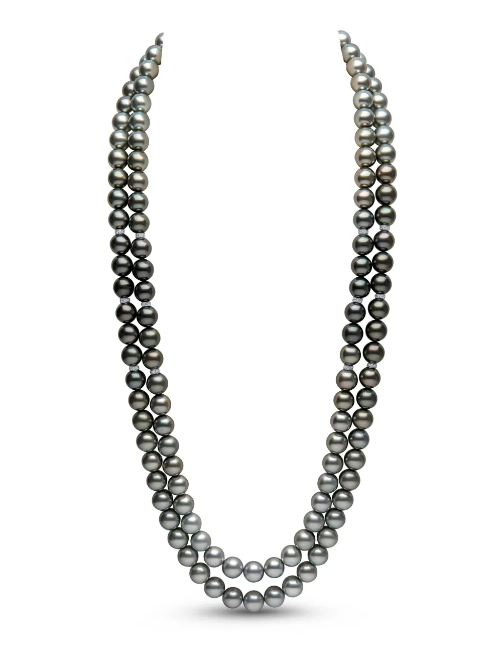 Колье из 18-каратного белого золота с жемчугом и бриллиантами в стиле омбре Yoko London, серебяный
Колье из 18-каратного белого золота с жемчугом и бриллиантами в стиле омбре Yoko London, серебяный