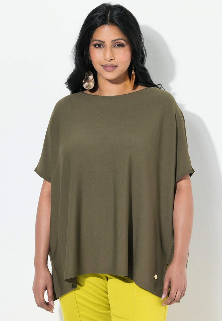 Блуза Ulla Popken BATWING BOAT NECK, Olive
Блуза Ulla Popken BATWING BOAT NECK, Olive
