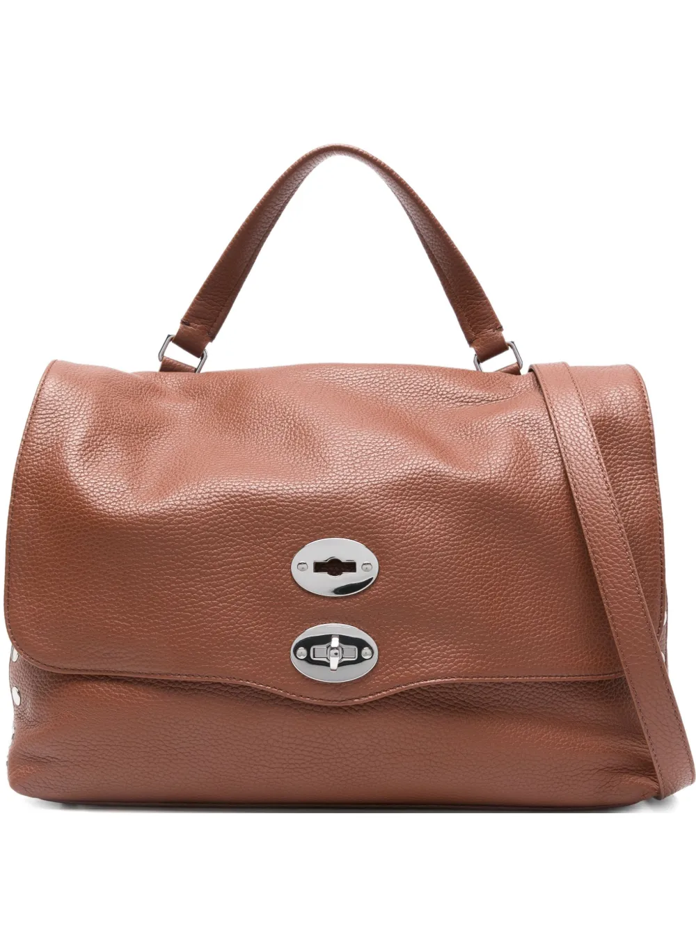 Средняя сумка-тоут Postina с отделкой заклепками Zanellato, коричневый
Средняя сумка-тоут Postina с отделкой заклепками Zanellato, коричневый