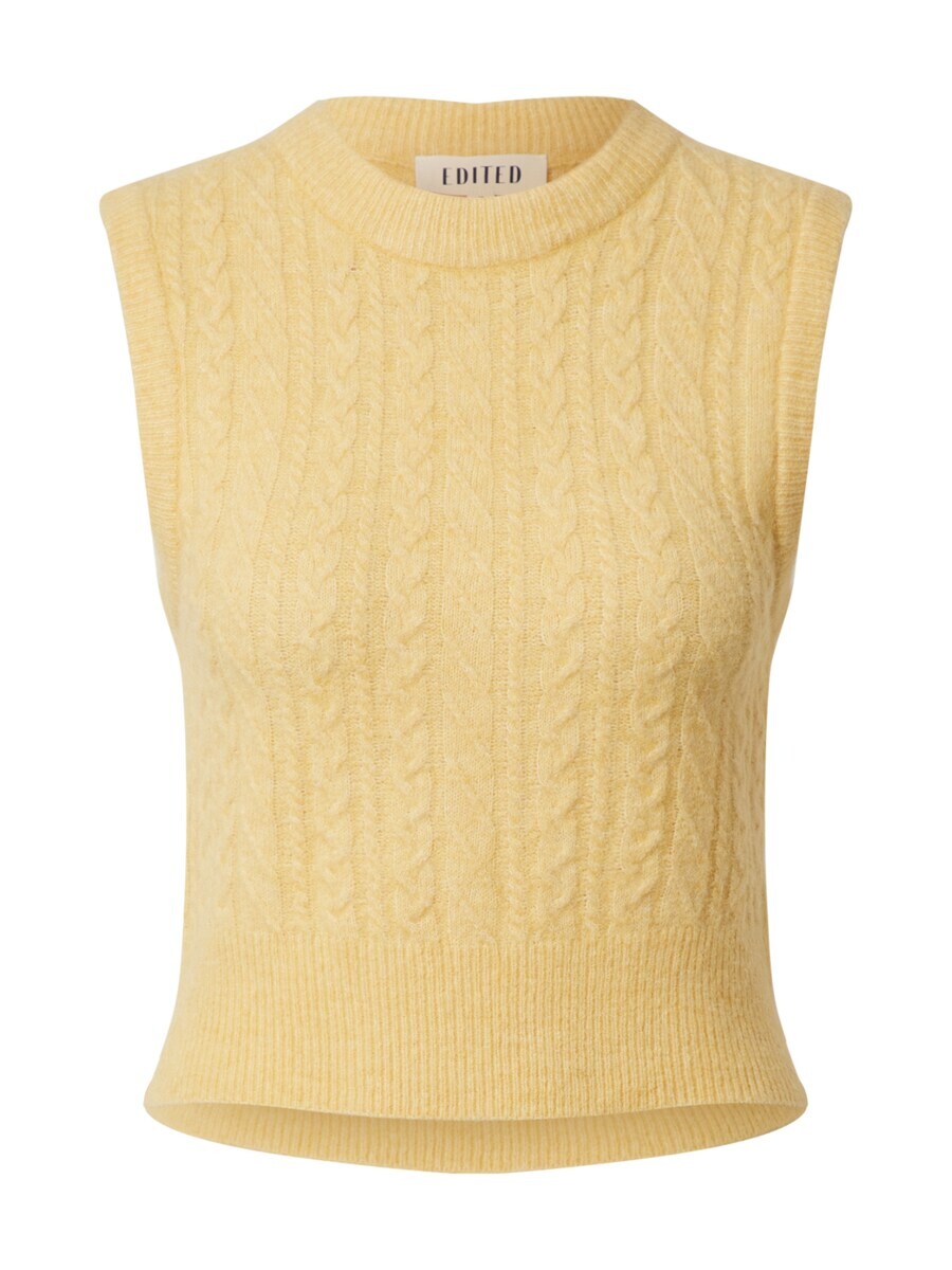Тонкий вязаный свитер EDITED Sweater, цвет light yellow 
Тонкий вязаный свитер EDITED Sweater, цвет light yellow