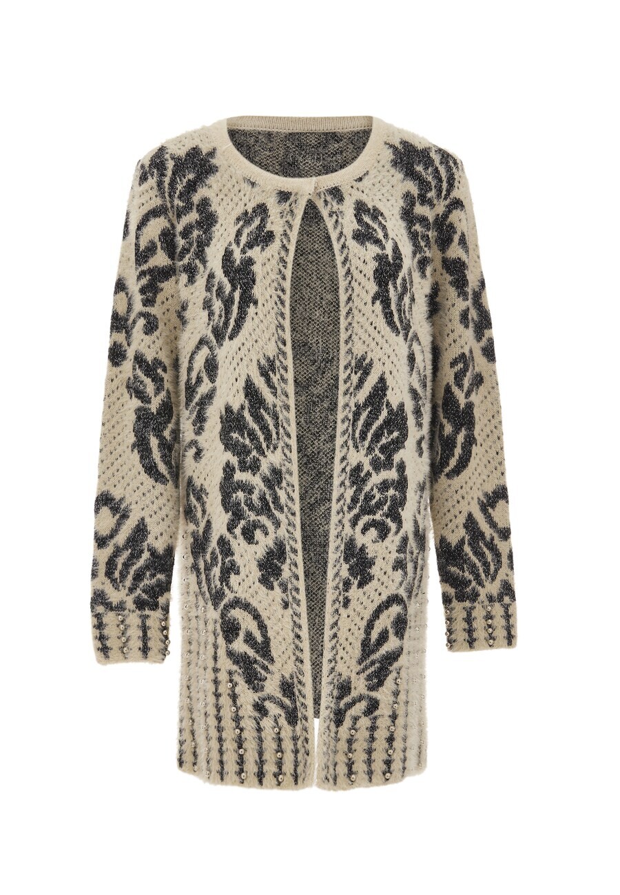 Вязаный кардиган faina Knit Cardigan, бежевый
Вязаный кардиган faina Knit Cardigan, бежевый