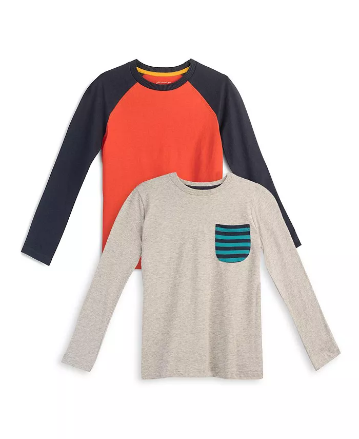 Детские футболки с длинным рукавом из органического хлопка Fair Trade, набор из 2 штук Mightly, мультиколор
Детские футболки с длинным рукавом из органического хлопка Fair Trade, набор из 2 штук Mightly, мультиколор