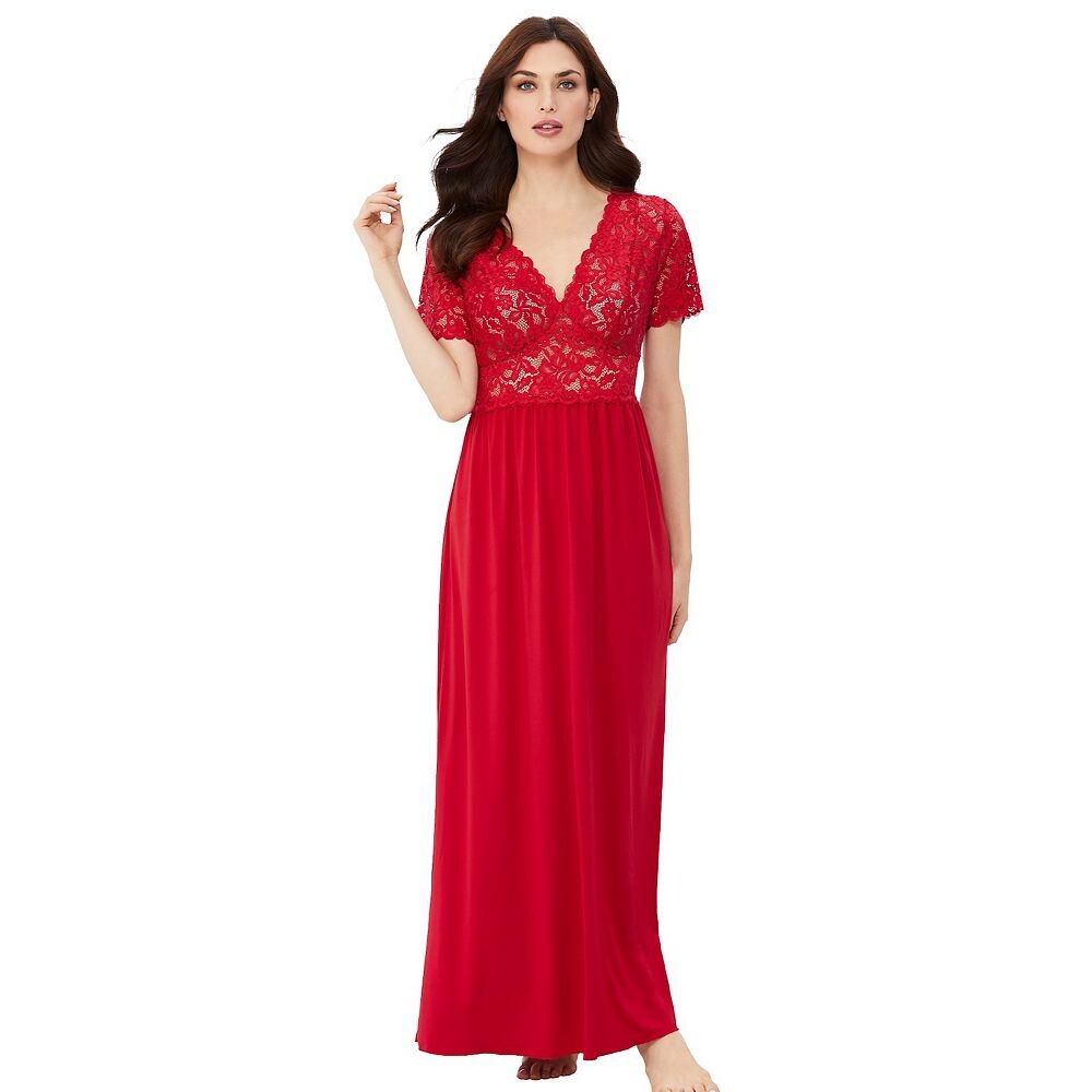 Женское длинное вязаное платье с кружевным верхом Amoureuse, цвет Classic Red
Женское длинное вязаное платье с кружевным верхом Amoureuse, цвет Classic Red