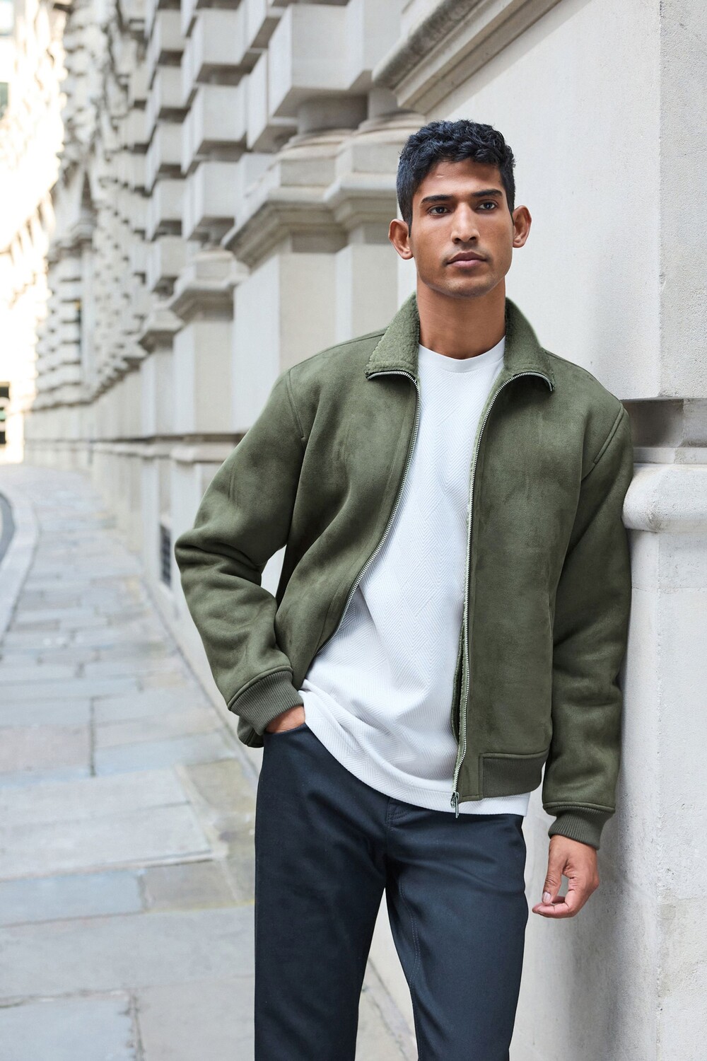 Куртка воронка из искусственной замши с подкладкой из искусственного меха «борг» на молнии Next, зеленый
Куртка воронка из искусственной замши с подкладкой из искусственного меха «борг» на молнии Next, зеленый